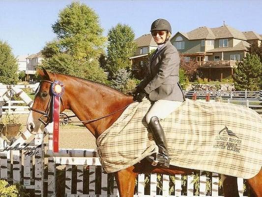 Owner/Director Kathy Weiss at Horseshow.