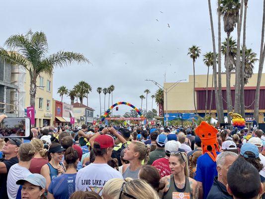 Another view of the start line