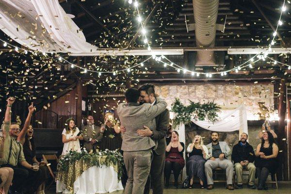 Epic first dance.