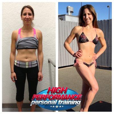 Jennifer from Manhattan Beach 's results in 8 weeks training with Jason