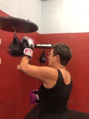 Rock Steady Boxing class