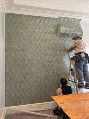 Wallpaper install - Luxury grade