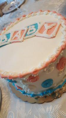 Gender reveal cake...delicious!