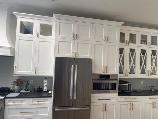 Kitchen shakers cabinets installed in Deltona by licensed General Contractor