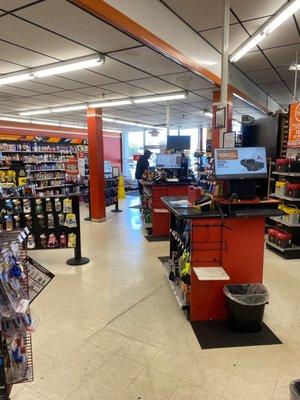 Autozone inside store