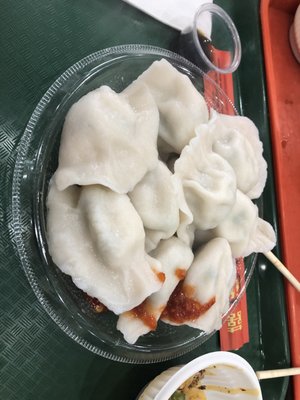 Fish and Chinese chive dumplings