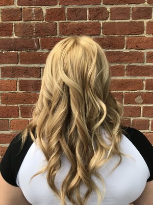 Blonde highlight, no toner required!