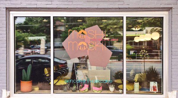 peek into our storefront window! visible from Franklin St.