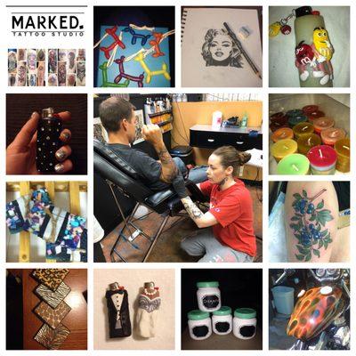 Products, tattoos, and Alexandra Smith (artist)