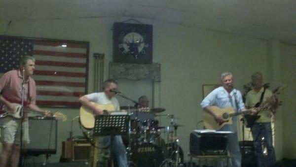 Shakey Ground playing for an MS fundraiser