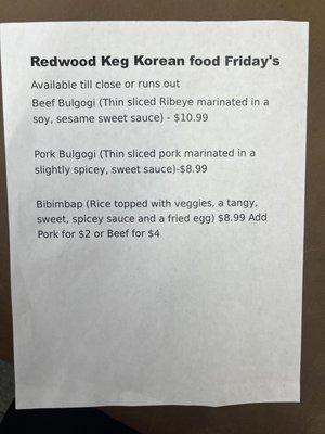 Friday Korean special