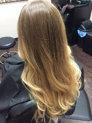 Balayage retouch