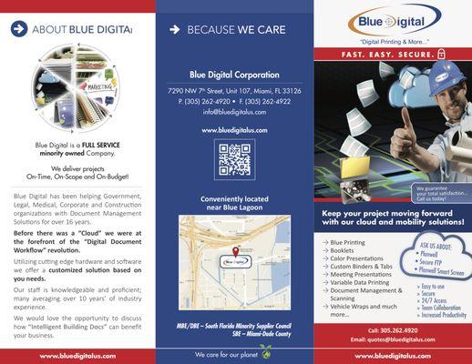 Services trifold