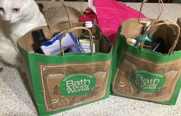 A shopping trip to Bath and Body Works.