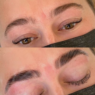 Brow Lamination, Tint, and Wax