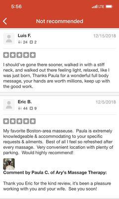 Reviews that YELP considers NOT RECOMMENDED because I refuse to pay them over $300 a month to advertise!