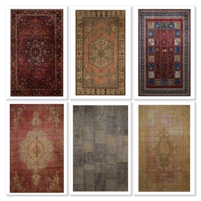 One of a kind handcrafted designer rugs.