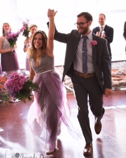 flowers matched my dress perfectly!