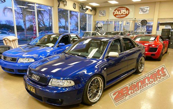 Performance upgraded Audi RS4. Audi Service Davis CA.