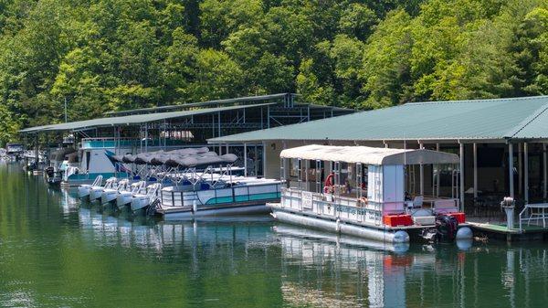 Fontana Village Marina and rental pontoons