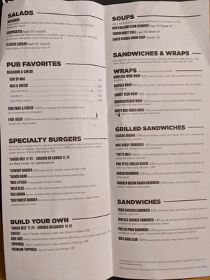 Menu 1/5/22