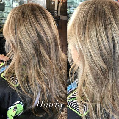 Baby lights done by Lucy Sanchez at Mg hair studio instagram @hairby_luz