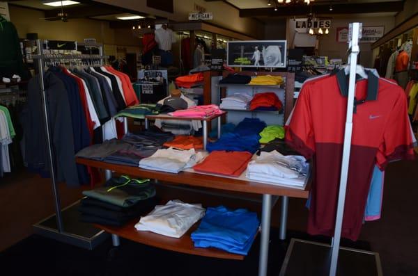 We have a Nike Golf concept shop, full of the latest designs and fits.