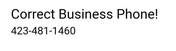 CORRECT BUSINESS PHONE  A HAND TO HEAL