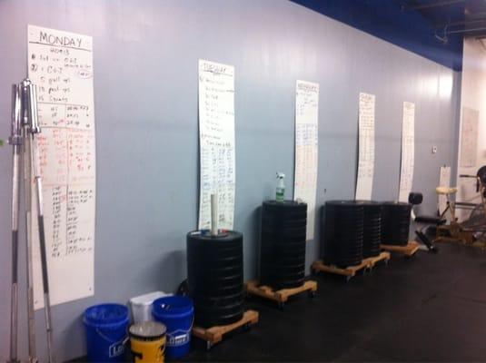 The WOD boards...