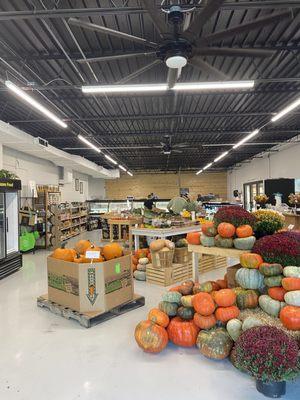 Interior - they have lots of pumpkins for fall!