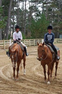 Riding horses with fellow campers is one of the most fun summer camp things to do in Monterey!