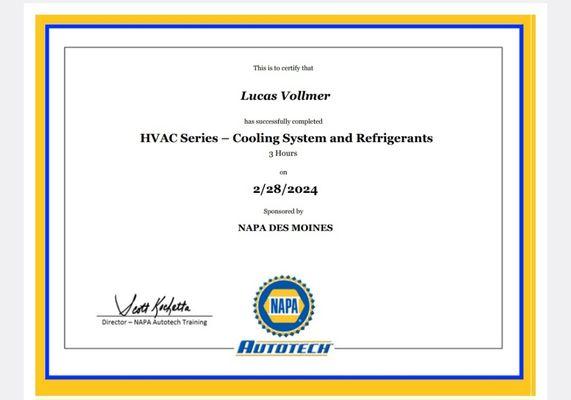 HVAC CERTIFIED