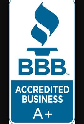 We currently hold a BBB A+ rating!