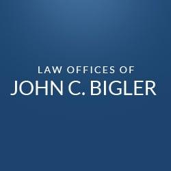 Business Logo for the Law Offices of John C. Bigler