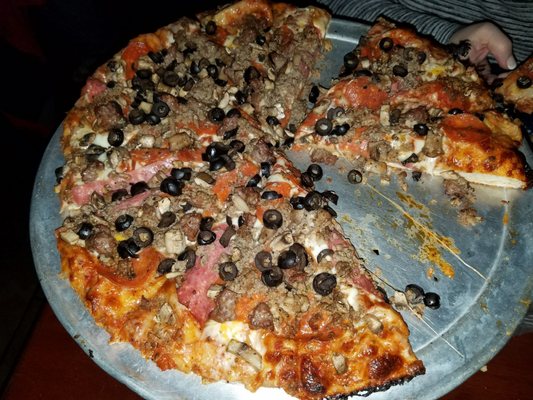 Combination pizza