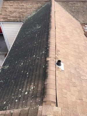 Never Pressure wash your roof