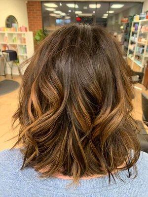 Caramel balayage