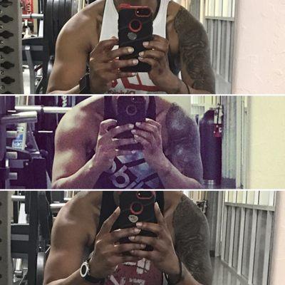 Bicep gain progression