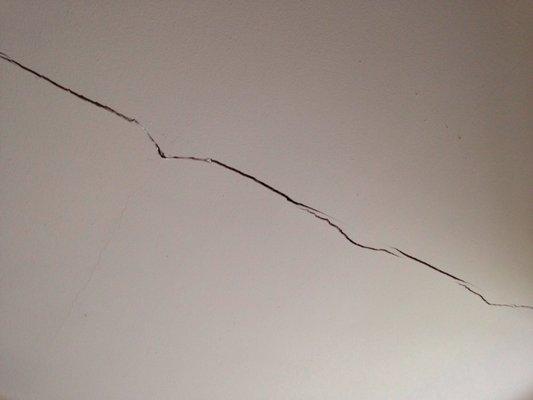 My cracked plaster ceiling.