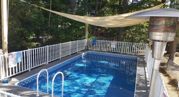 Admirals Walk Above-ground swimming pool - Built 2017