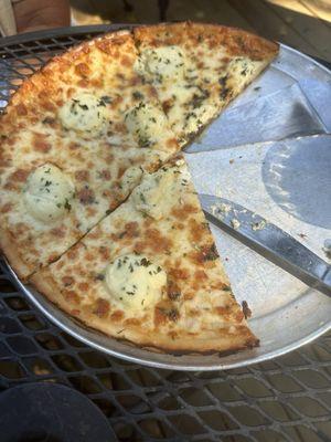 Gluten free 4 cheese pizza without sauce