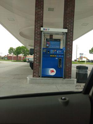 Typical gas station with friendly staff