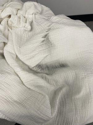 Dryer ruined comforter