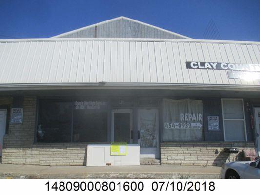 Clay County Engine Rebuilders Inc. delinquent tax deed sale notice.