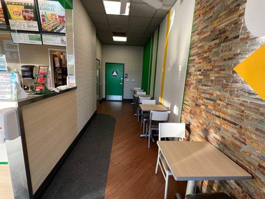 Dining Area #2 and Hallway to Public Restroom.