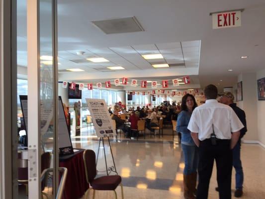 This is a restaurant on the fourth floor.