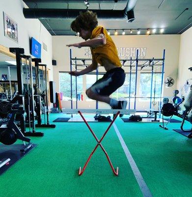 Soar to new heights in our "Bounce" class where we focus on increasing vertical & explosiveness