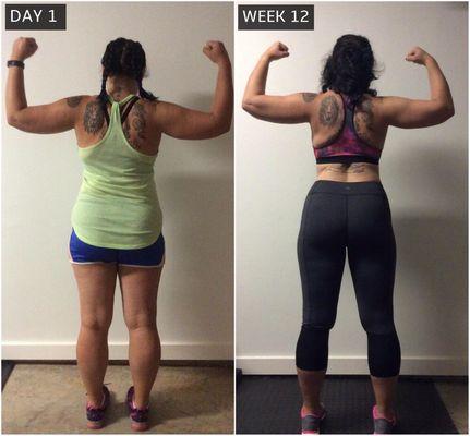 Client Alex and her awesome 12 week results