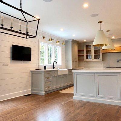 TV Installation and in-ceiling speakers in kitchen