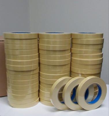 Automotive Masking Tape 3/4" X 60 yards, 48 rolls/case, $45/case.